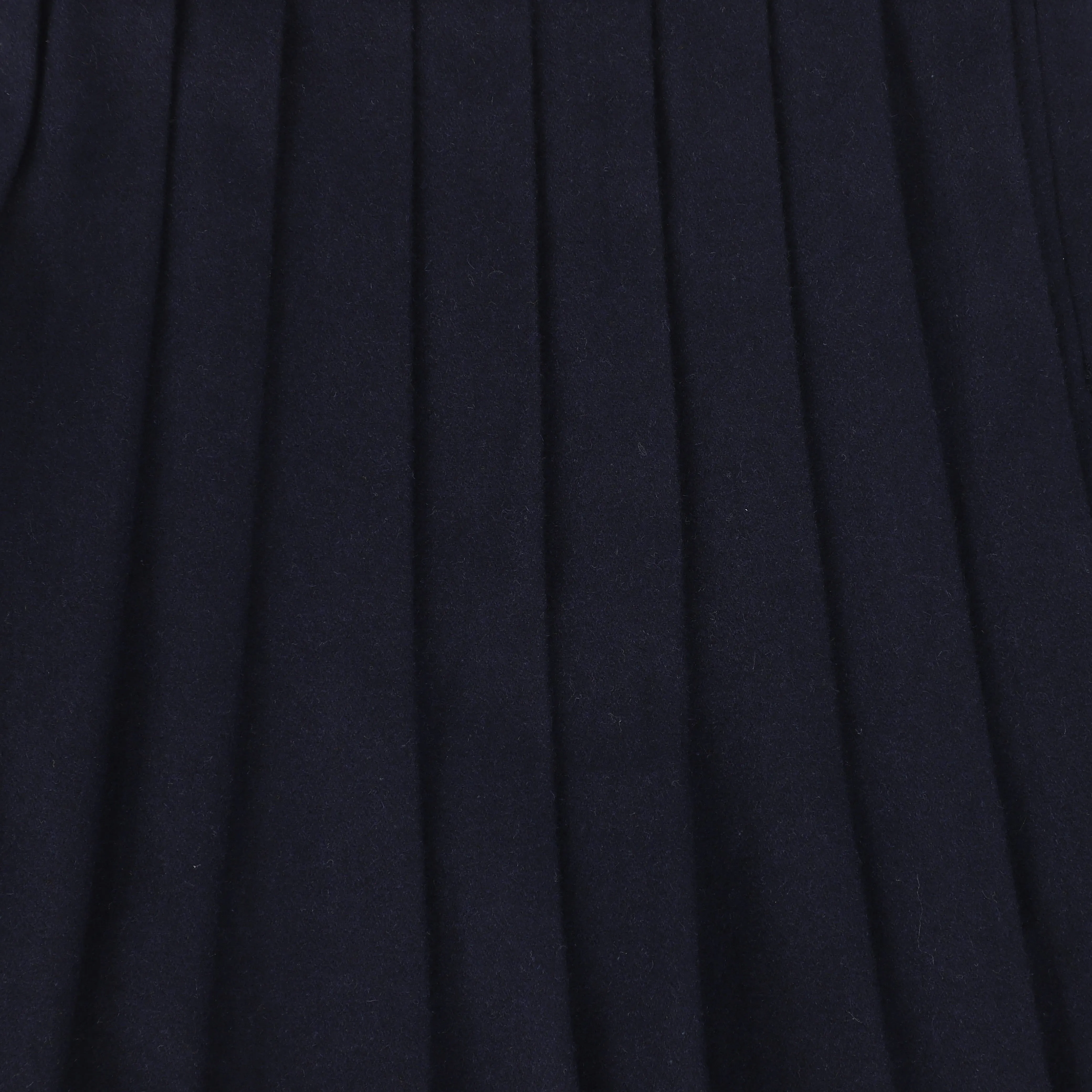 Bamboo Navy Wool Pleated Skirt [FINAL SALE]