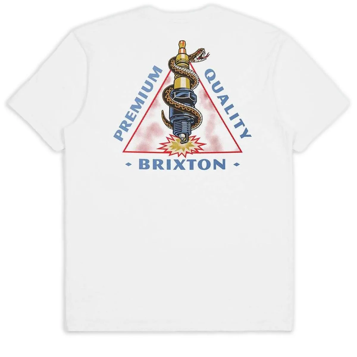 Brixton Sparky Tailored T-Shirt - White