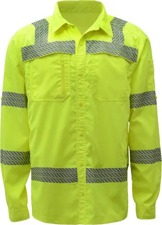 Class 3 New Designed Lightweight Shirt Rip Stop Bottom Down Shirt w/SPF 50 
