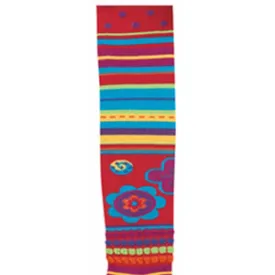 Country Kids Red 3D Kaleidoscope Tights