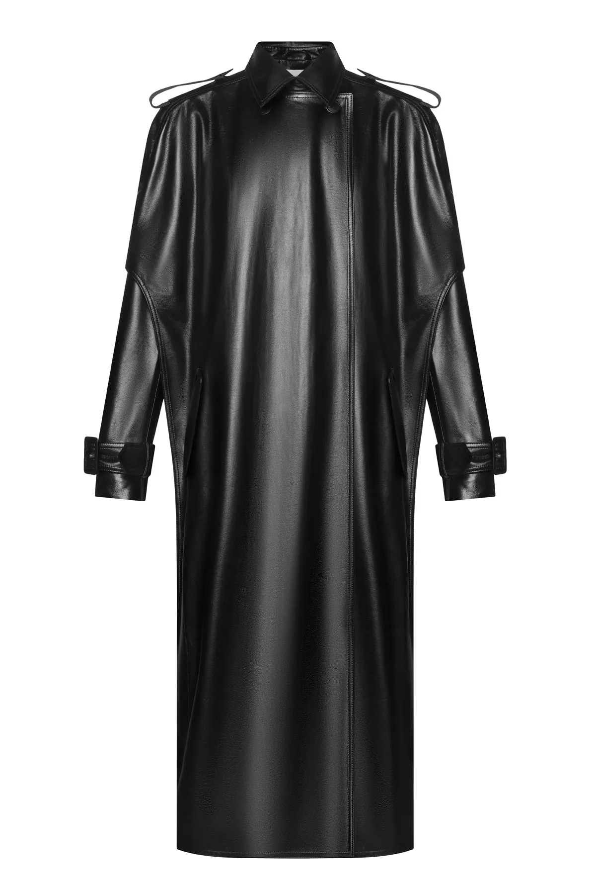 Eco Leather Transformer Coat