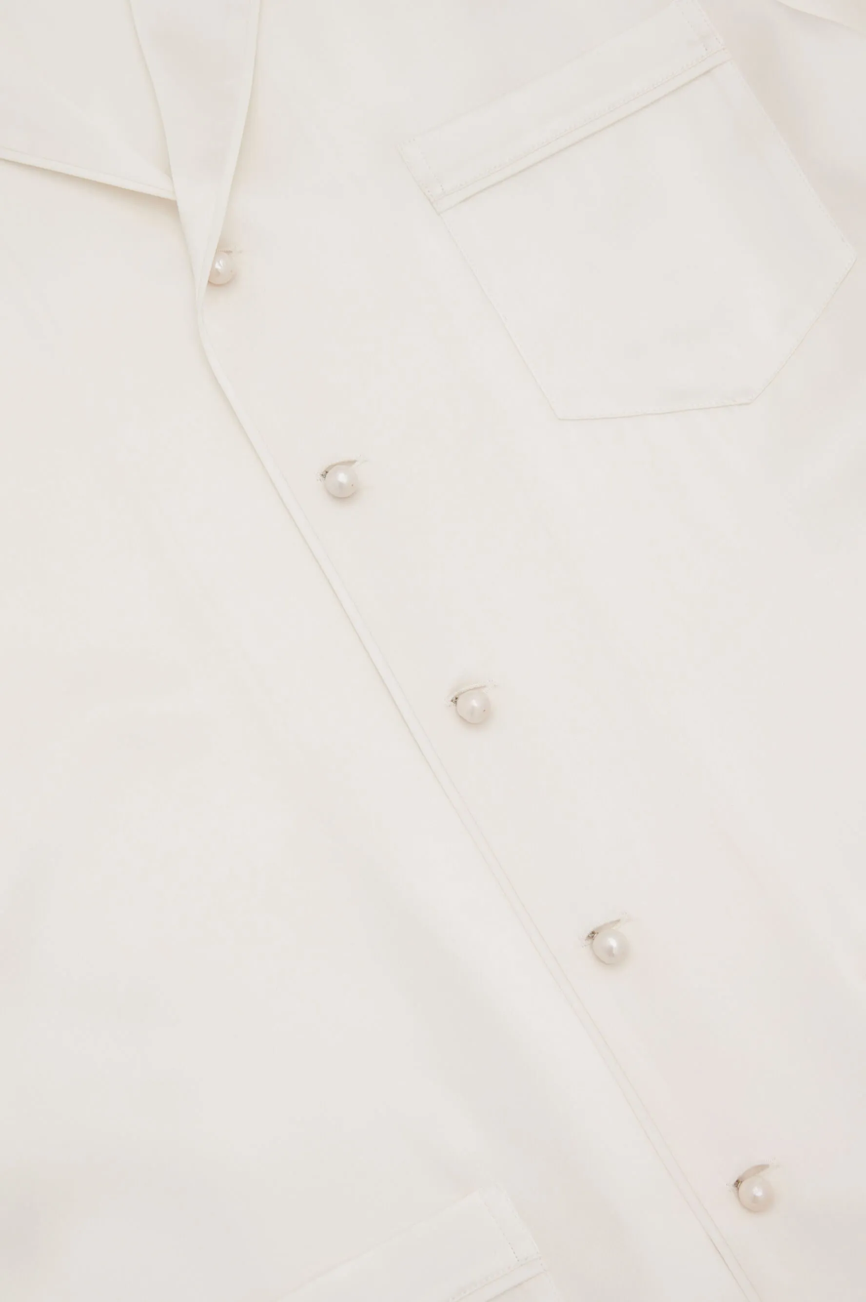 Fifi Ivory Pearl Pyjamas in Silk Satin