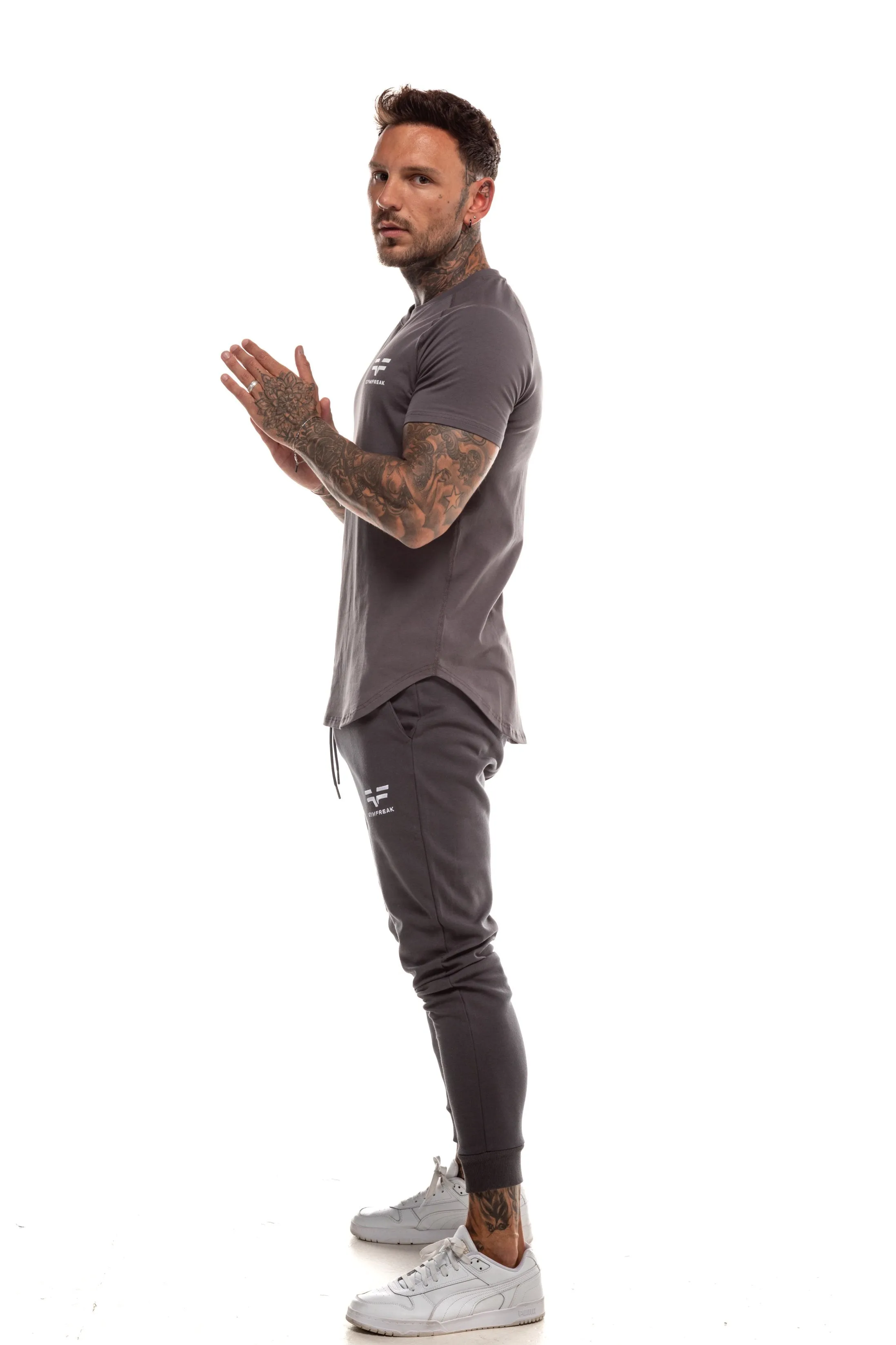 GymFreak Mens Members T-shirt - Charcoal