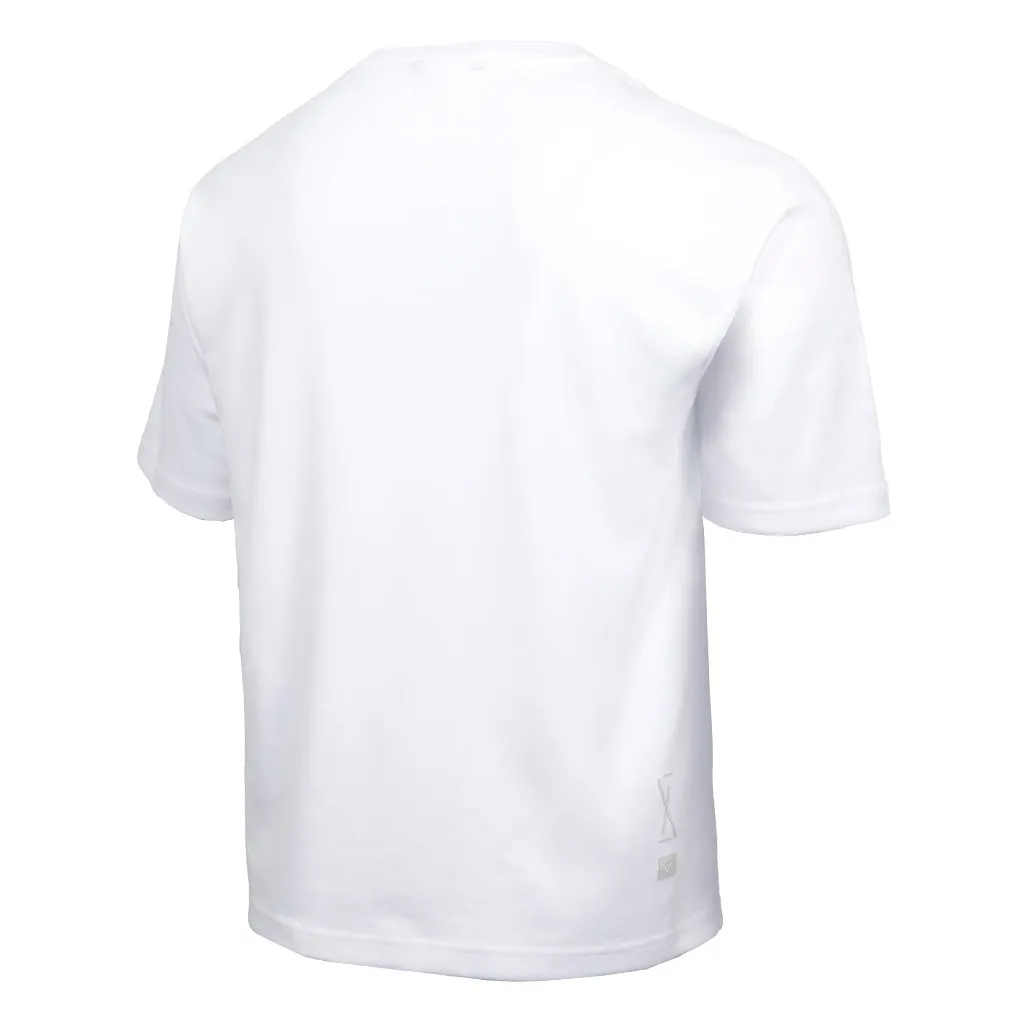LUXE SIGNATURE KNIT TOP WHITE