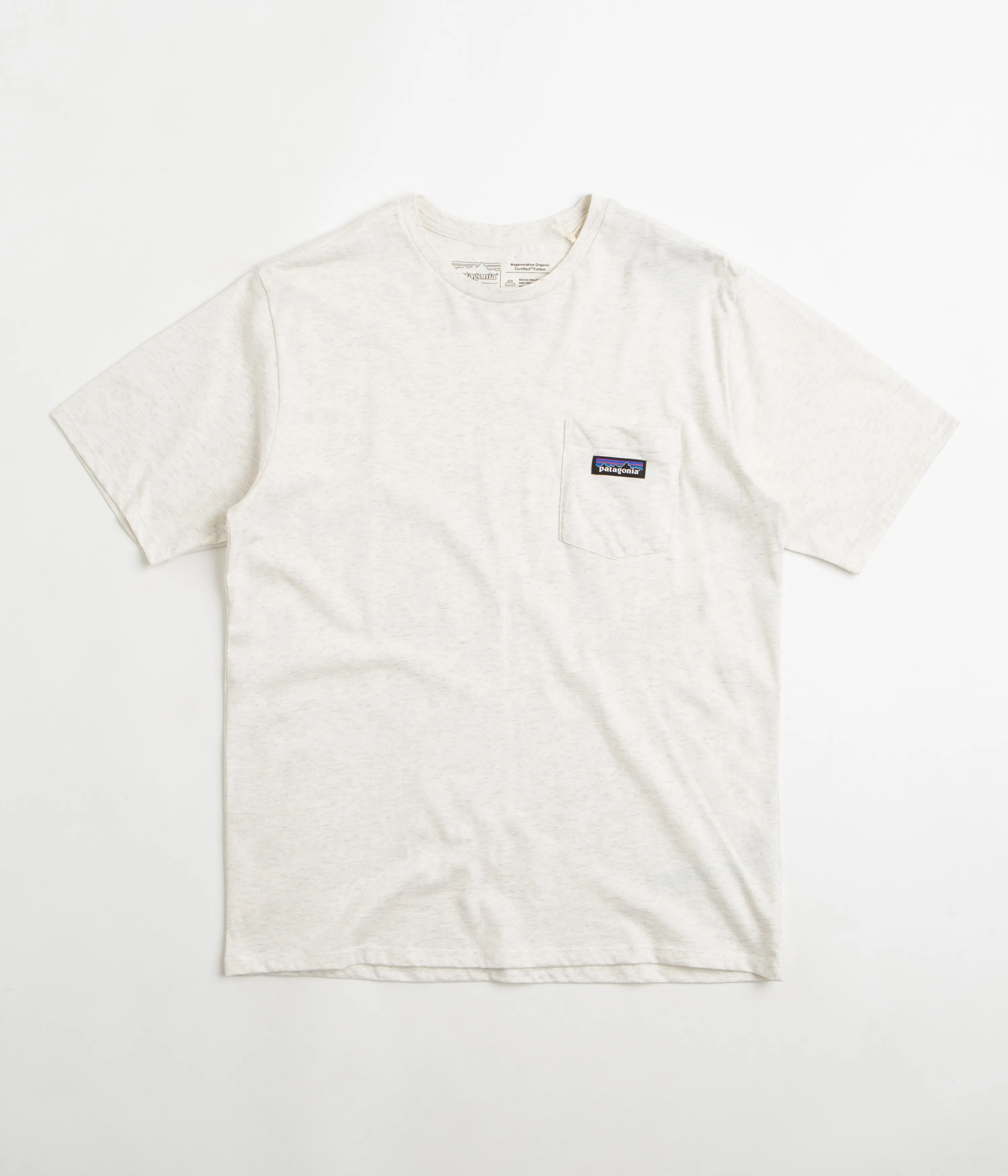 Patagonia Regenerative Organic Pocket T-Shirt - Birch White