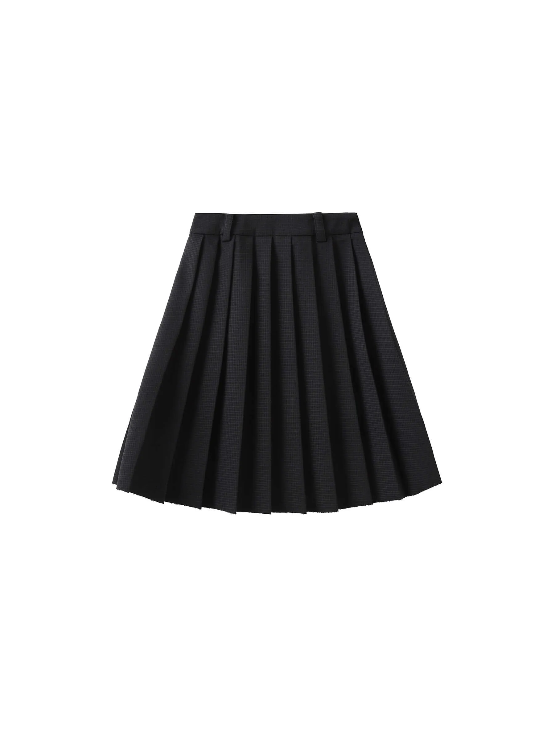 Plaid Pleated Skirt
