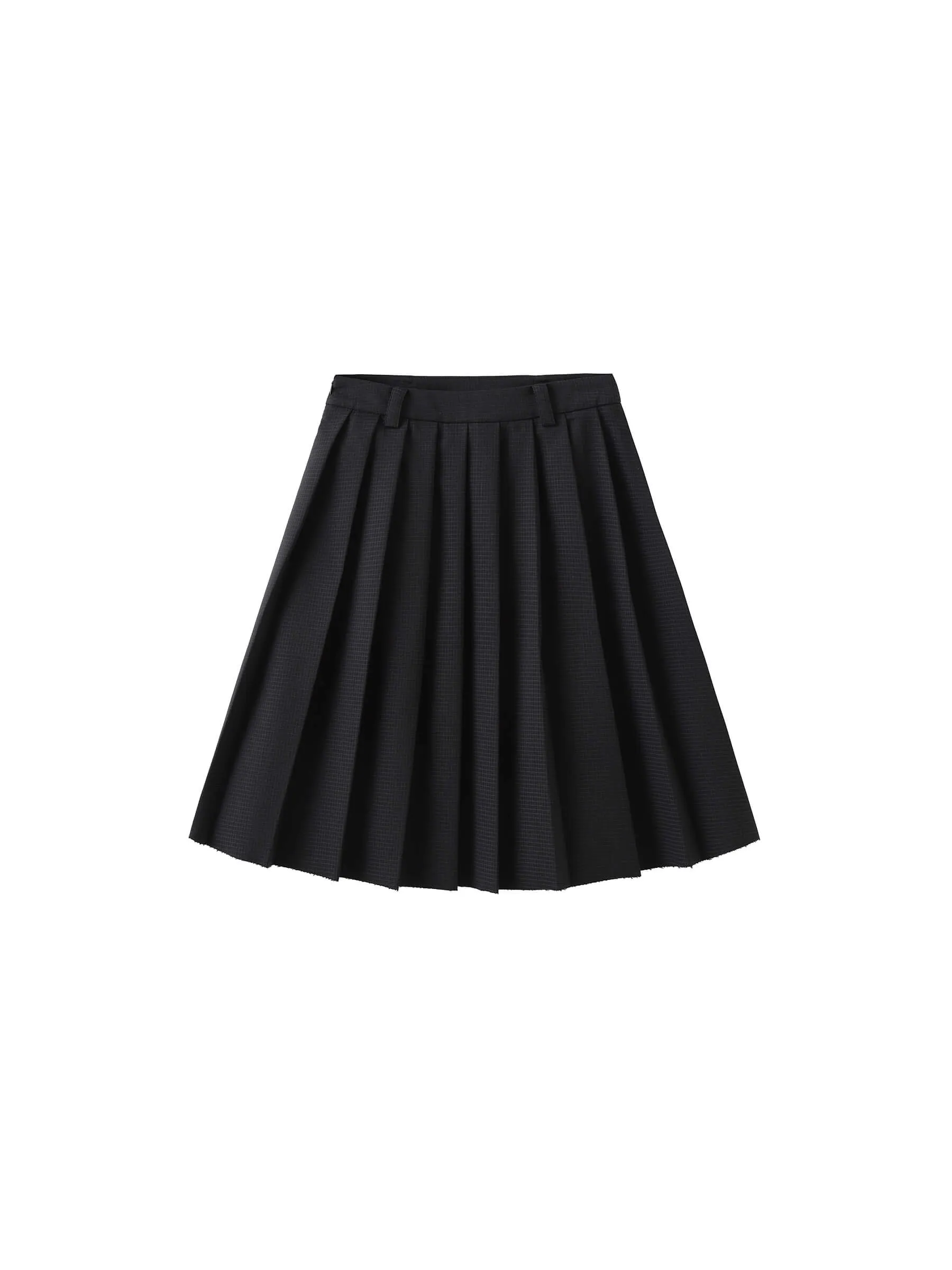 Plaid Pleated Skirt