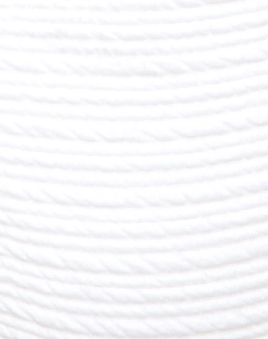 Ribel Bottom Bikini Multi Rib Textured Ivory