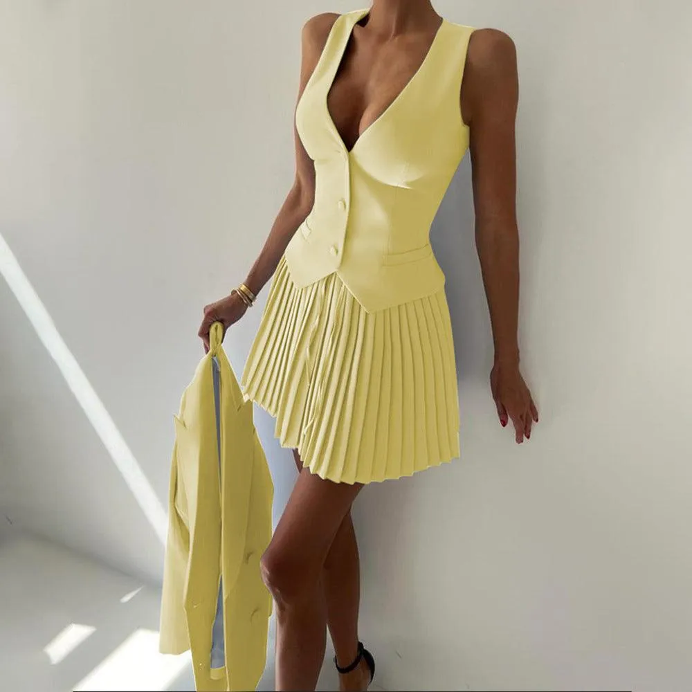 Sophisticated Pleated Ensemble