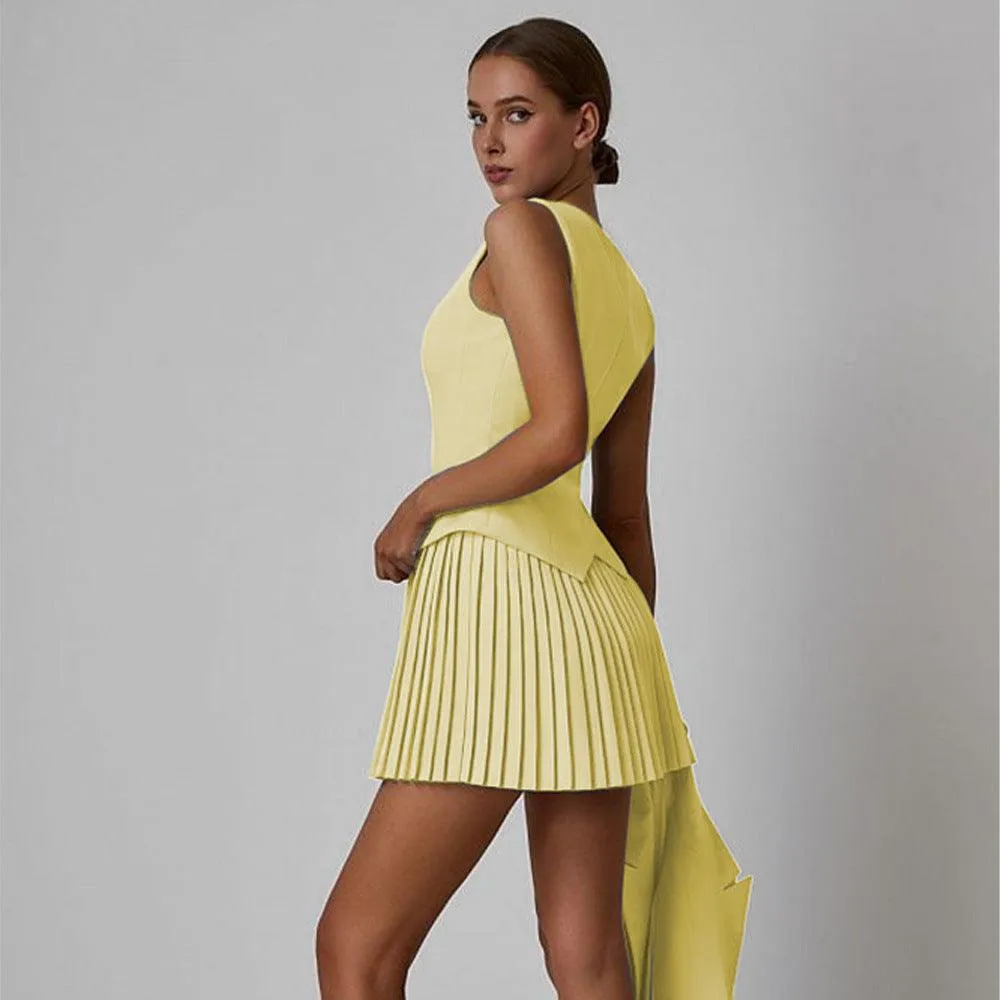 Sophisticated Pleated Ensemble