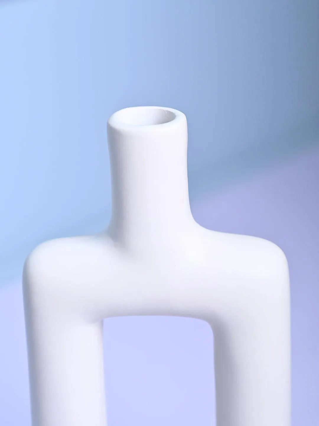 Sophisticated White Ceramic Vase