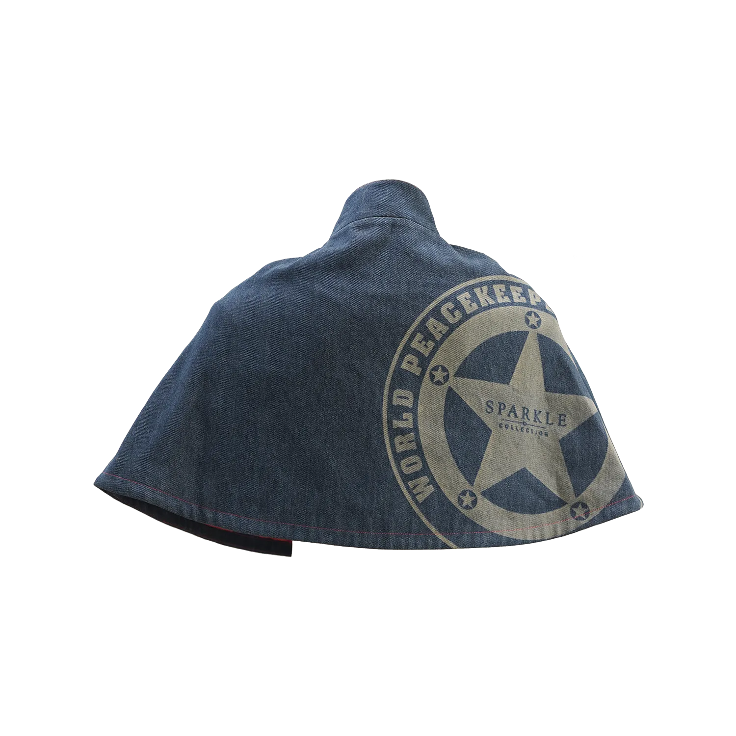 【SPARKLE X WORLD PEACEKEEPERS】Eco-denim Cape