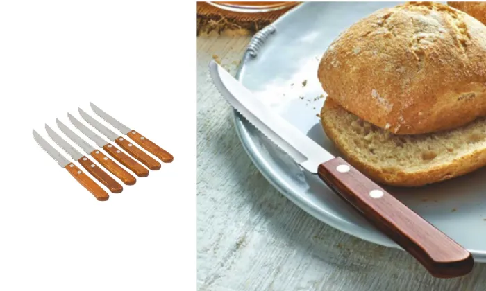 Steak Knives, Set 6 Piece, stainless Steel