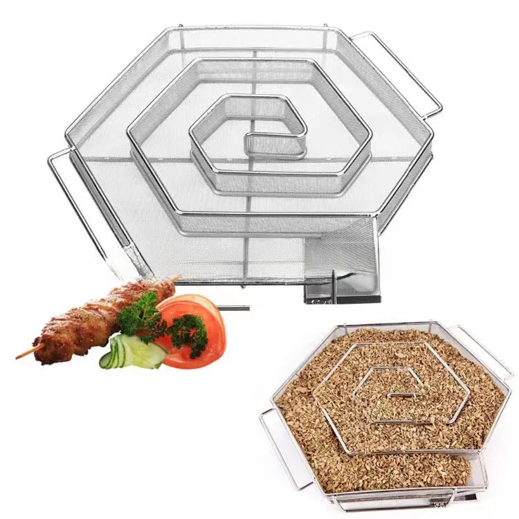 Versatile Stainless Steel Smoking Plate